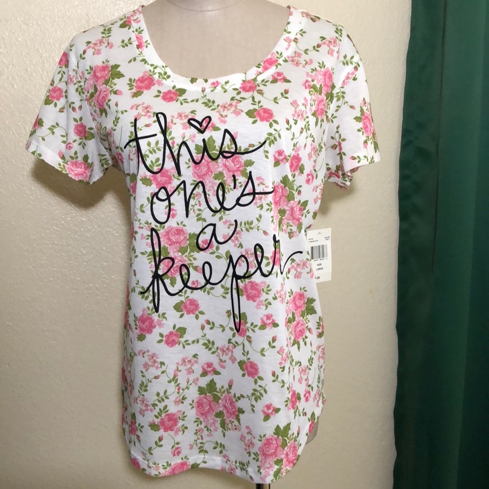 Floral “This Ones A Keeper”